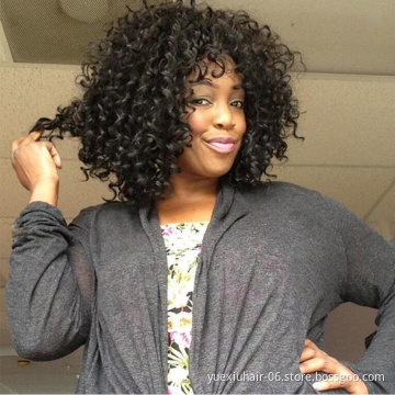 Brazilian Cuticle Aligned Hair 8 inch Short Curly BOB Human Hair 13x4 Lace Front Wig BOB Swiss HD Lace Frontal Wig
